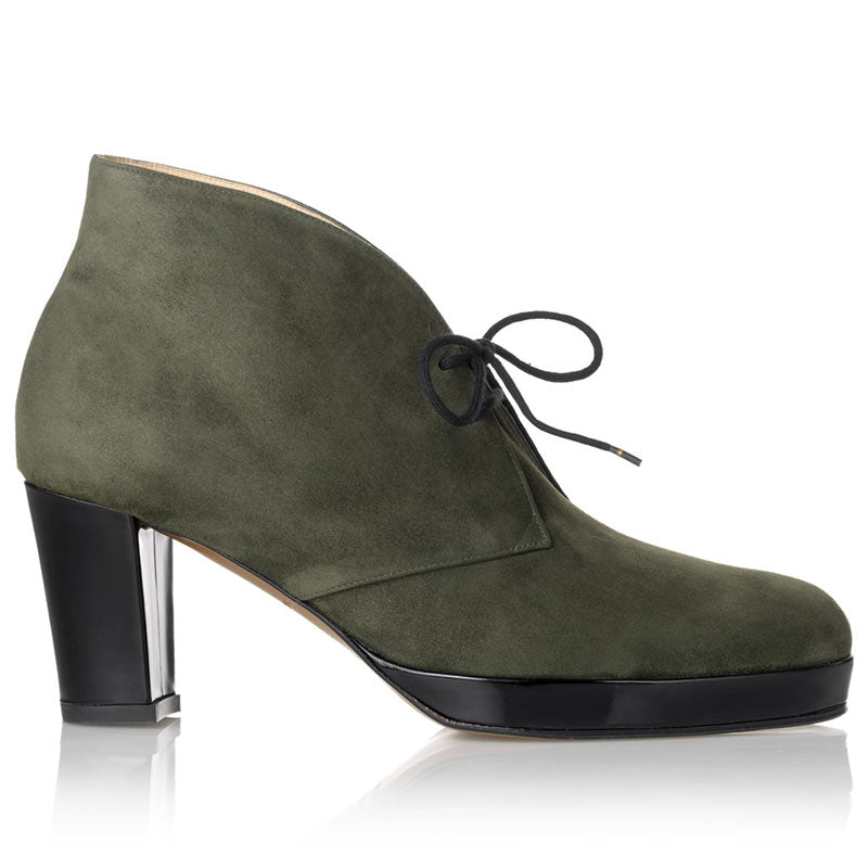 Diane - olive green & black