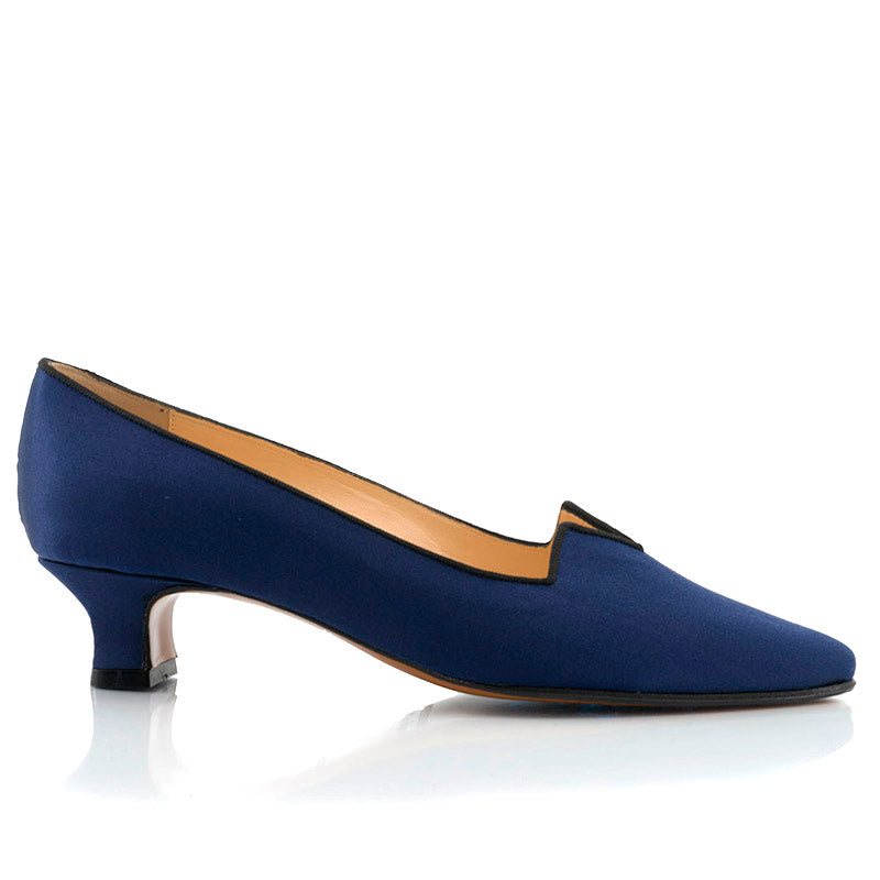 Marquise - satin bleu