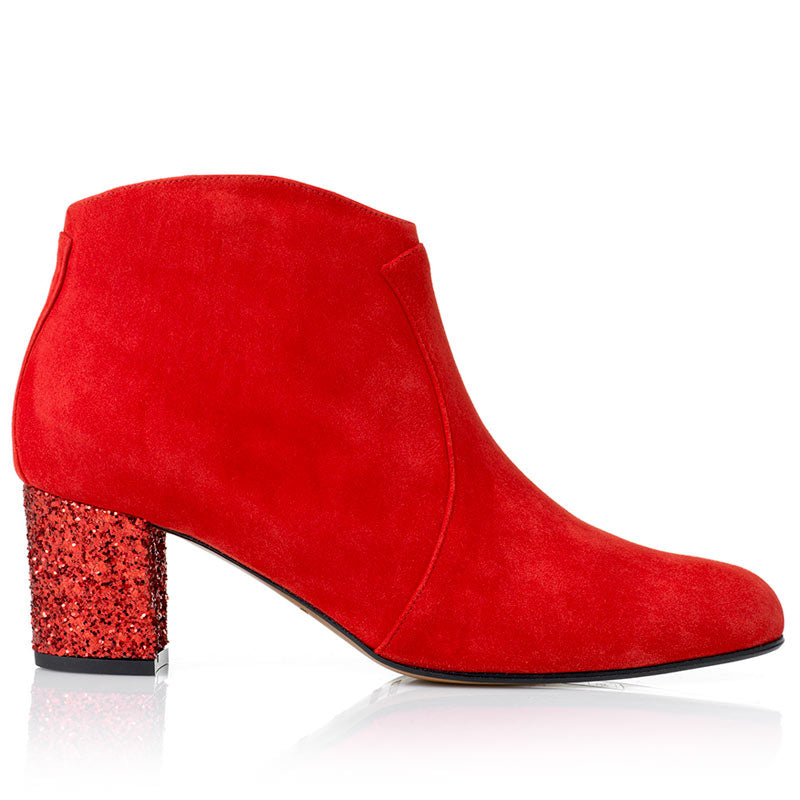 Oxford paillettes - vermillon