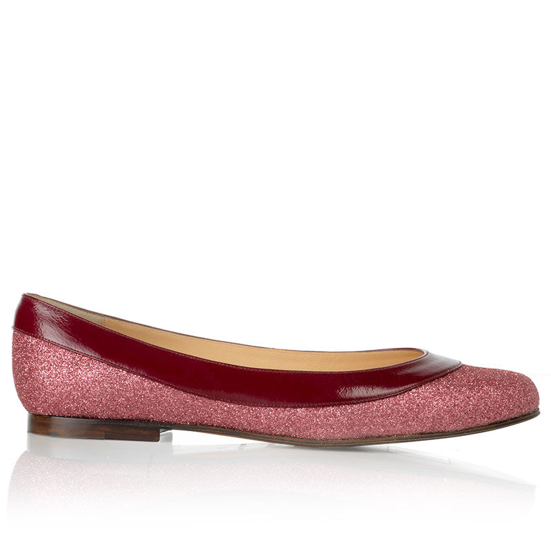 Bicyclette paillettes - rose