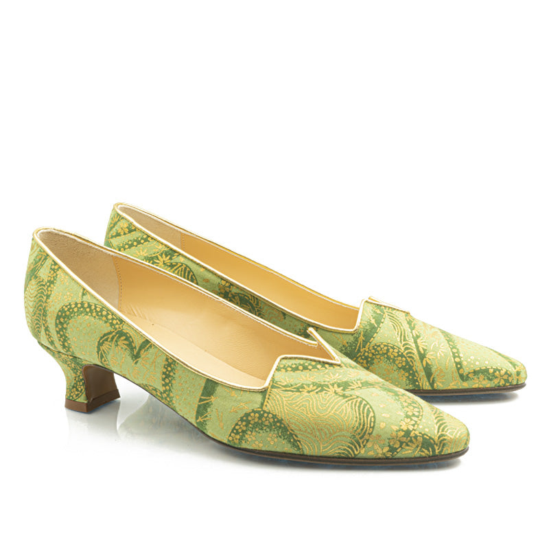 Marquise - tissu japonais vert - Bégum Paris