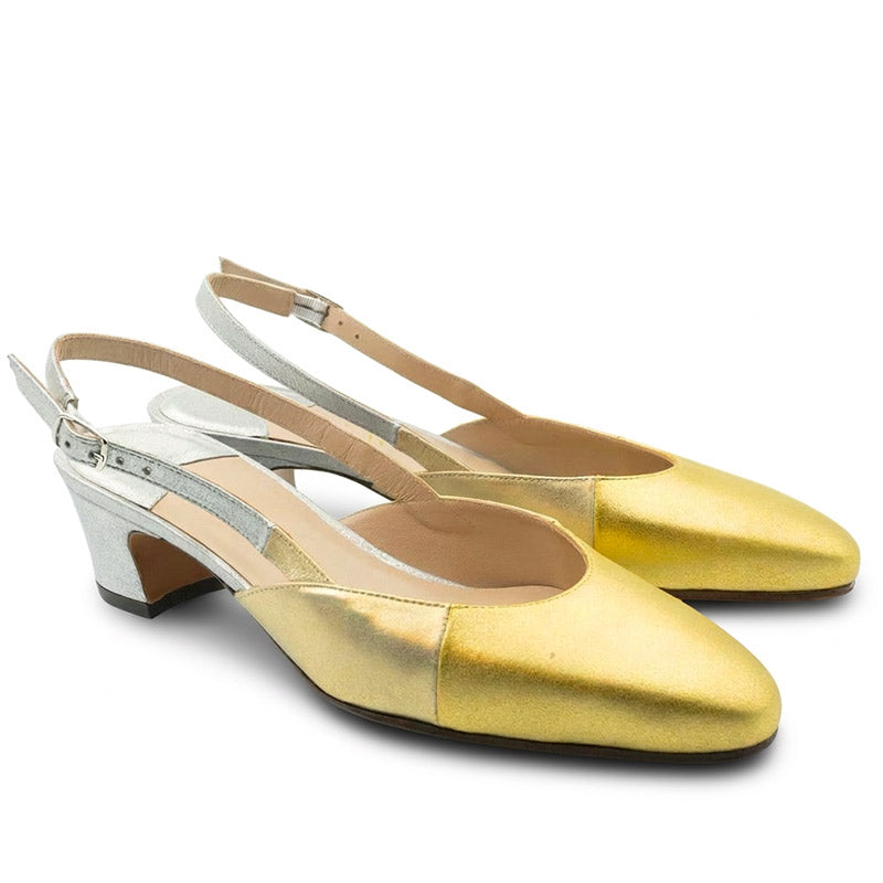 Trianon - cuir métallisé