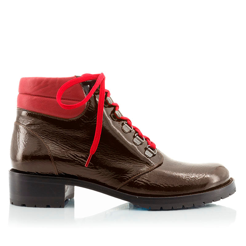 Oslo vogue - marron et rouge - Bégum Paris
