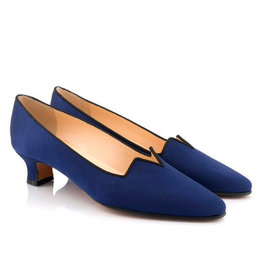 Marquise - satin bleu