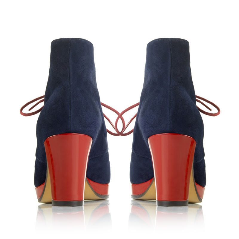 Diane - marine & rouge - Bégum Paris